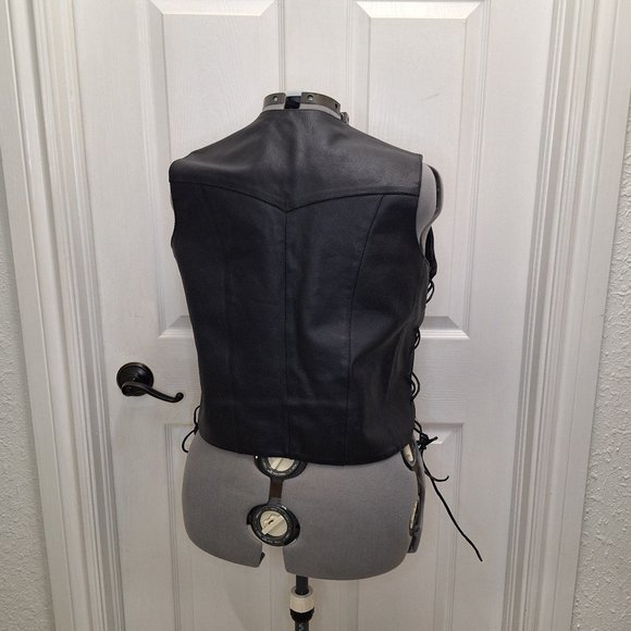 Jamin Leather Vest - Picture 6 of 12